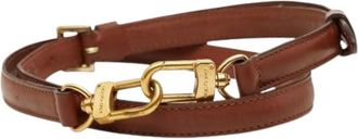 Louis Vuitton Pre-owned Strap - female - Louis Vuitton Vintage - Vintage Belts - Brown - ONE SIZE - Pre-owned