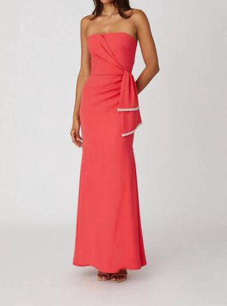 Shoshanna Susan Dress In Coral Pink