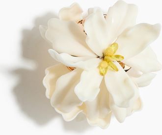 H&M Haarklammer mit Bl&uuml;te - White