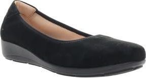 Propét Yara Wedge Slip-On in Black Suede at Nordstrom Rack, Size 7.5