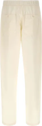 Jil Sander Mens Beige Cotton Cargo Pants