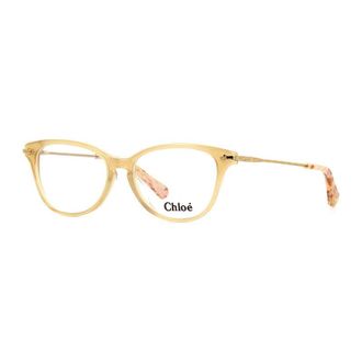 Chlo&eacute; Eyeglasses Rectangle Full Rim, Sand Frame And Clear Demo Lenses Lens Ce2736279