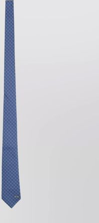 Gucci geometric slim silk jacquard tie