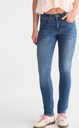 A&eacute;ropostale Womens Mid-Rise Skinny Jean
