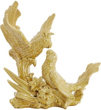 Light & Living Adorno Light & Living P&aacute;jaros Cer&aacute;mica Mostaza - 43x21x43 Cm