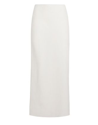 Saloni Linen Carine-b Midi Skirt Size S