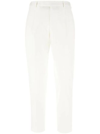 Pantaloni Torino stretch cotton trousers - men - Cotton/Elastane - 48 - White