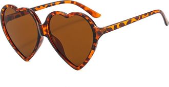 Generic Women Outdoor Party Sunglasses Vacation Commuter Decorative Sun Glasses(Multi-colored)