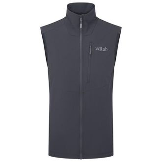 RAB Borealis Vest Softshellgilet f&uuml;r Herren | grau