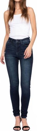Judy Blue High Rise Skinny Jeans In Super Dark