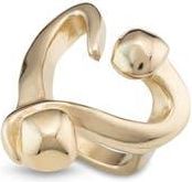 UNOde50 18K Gold-Plated Open Ring with a Nailed Heart Design at Nordstrom, Size 9.5
