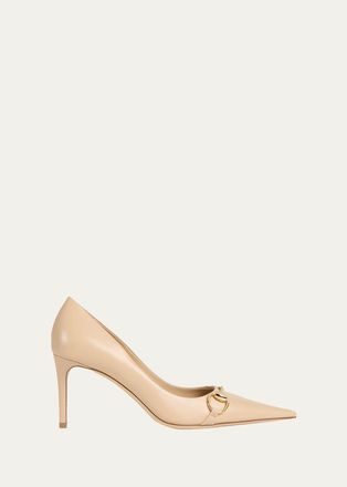 Gucci Donna 80MM Leather Pumps