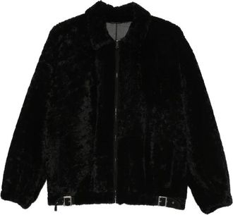 Simonetta Ravizza Strappy Buckle-detail Fur Jacket