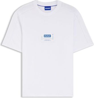 HUGO BOSS Cotton-jersey T-shirt with workwear-inspired logo label