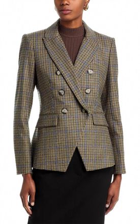 Veronica Beard Miller Dickey Jacket In Moss Multi