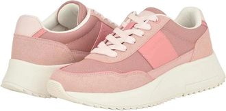 Calvin Klein Pippy Sneakers Womens Pink Lace Up Comfort Casual Shoes LION253