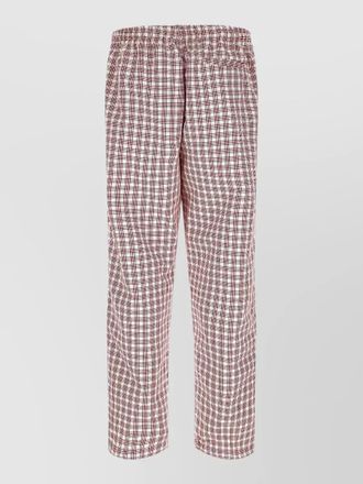 Willy Chavarria rider check shorts back and side pockets