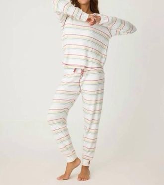 PJ Salvage Joy To The World Pajama Set In Multi