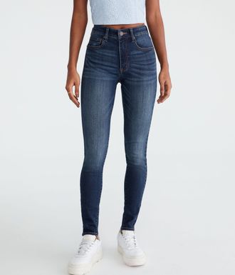 A&eacute;ropostale Womens Premium Seriously Stretchy High-Rise Jegging