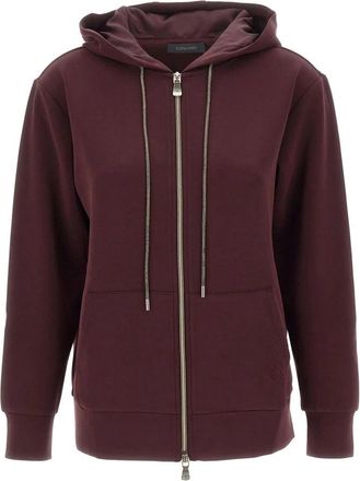 Elena Miro Scuba Sweatshirt - Dames - Vesten met rits - Rood - L - Hoodies & sweatvesten
