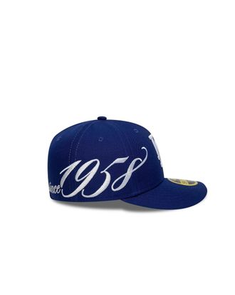 New Era Mens Fitted Cap 59fifty Dark Blue Crown Hat