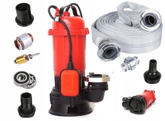 OEM Bomba Para Agua Limpia Y Sucia, Tanque S&eacute;ptico, Sumergible, Manguera Contra Incendio 2 Pulgadas, 30 M
