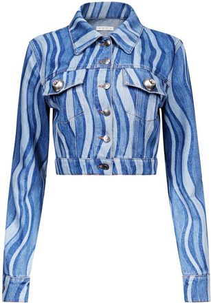 Area Sunray denim jacket - women - Cotton - 4 - Blue