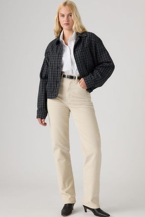 Levi's Pantalones de pana Ribcage de largo completo - Mujer - 24X30 - Neutral / Rainy Day