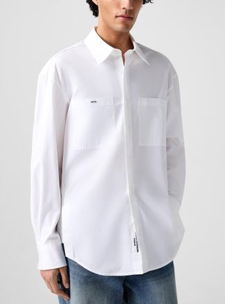 Wooyoungmi Mens Signature back white shirt