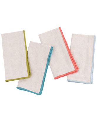 Amity Home Set Of 4 Cora Dinner Napkins
