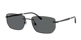 Ray-Ban RB3768 Polarized 002/81 Mens Sunglasses Black Size 56
