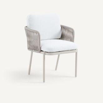 AM.PM Tafelfauteuil van gevlochten banden, Leandra