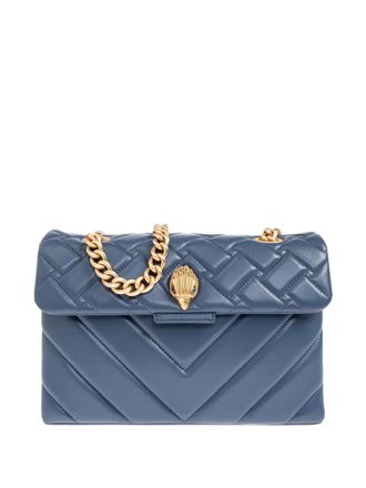 Kurt Geiger quilted chain-strap cross body bag - women - Leather - One Size - Blue