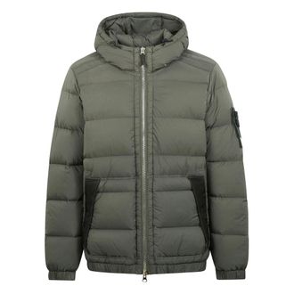 Stone Island Heren, Jassen, Groen, Maat: XL Polyamide