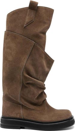The Attico Passeggiata Suede Leather Boots