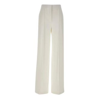 Elisabetta Franchi Lichtgewicht cr&ecirc;pe broek - Dames - Broeken - Wit - Maat: M Poliester