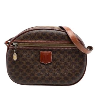 Celine Pre-owned Cross Body Bags, female, Brown, Size: ONE SIZE Pre-owned Canvas Crossbody Bag