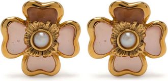 Goossens Orecchini a bottone Trefle mini - Oro