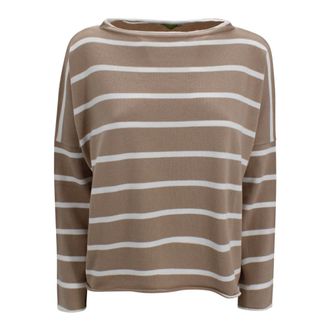 Be You Round-neck Knitwear, female, Beige, Size: XS Be Art Knit