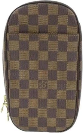 Louis Vuitton Pre-owned Pochette Schoudertas - unisex - Vintage Schoudertas - Bruin - ONE Size - Vintage