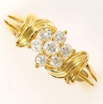 C&A Yellow Gold Yellow Gold (18K) Band Ring (Pre-Owned)
