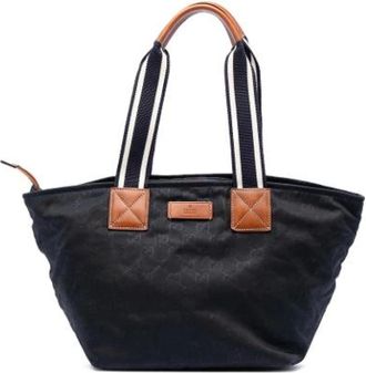 Gucci Pre-owned Tote Bags, female, Black, Size: ONE SIZE Pre-owned Vintage Tote