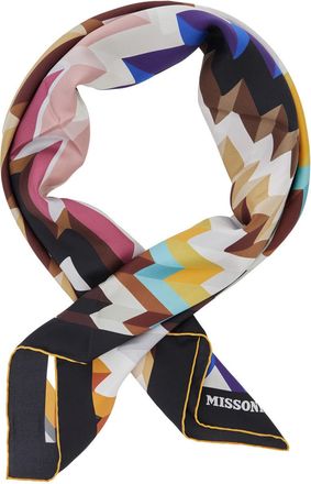 Missoni Womens Silk Scarf Multicolour Scarfs