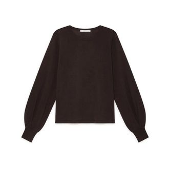 Maliparmi Round-neck Knitwear, female, Brown, Size: XS Round-neck Knitwear