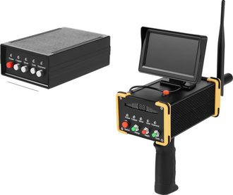 OEM Detector De Metales, Pantalla Lcd, Fuente De Alimentaci&oacute;n Recargable, Negro