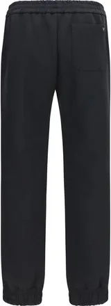 Valentino Mens Black Cotton Joggers (workout Pants)