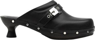 Scholl Pescura Claire Clog - Dames - Muiltjes - Zwart - 37 EU - Leer - Schoenen