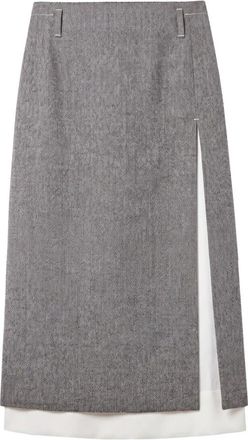 Tela Donna, Gonne, Grigio, XS, new