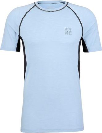 Stoic MerinoMesh150 SadjemSt. S/S Merinoshirt f&uuml;r Herren | blau