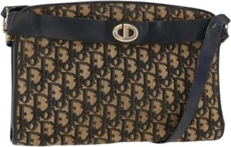Dior Pre-owned Trotter Canvas Schoudertas - Dames - Vintage Schoudertas - Veelkleurig - ONE Size - Leer - Vintage